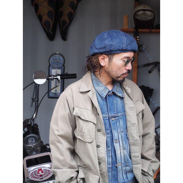 HIGHER/ハイアー SELVEDGE DENIM WIDE BERET/セルヴィッジデニムワイドベレー HT21014・2color |  | 08
