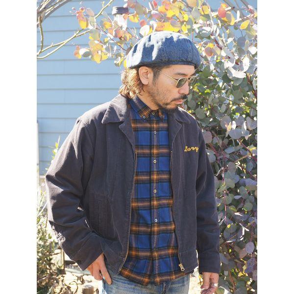 HIGHER/ハイアー SELVEDGE DENIM WIDE BERET/セルヴィッジデニムワイド