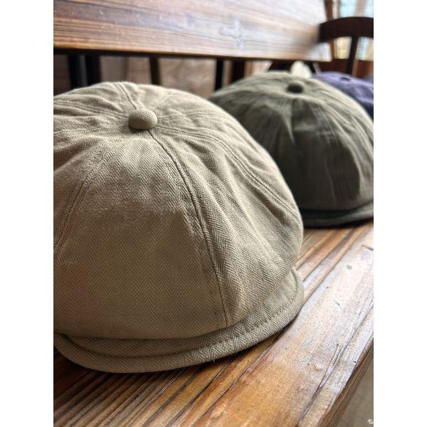 HIGHER/ハイアー MILITARY HERRINGBONE CASQUETTE/ヘリンボーン