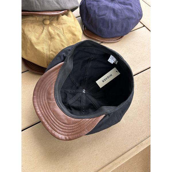 HIGHER/ハイアー VINTAGE DUCK × LEATHER BRIM CASQUETTE/キャスケット HT26051・4color |  | 14