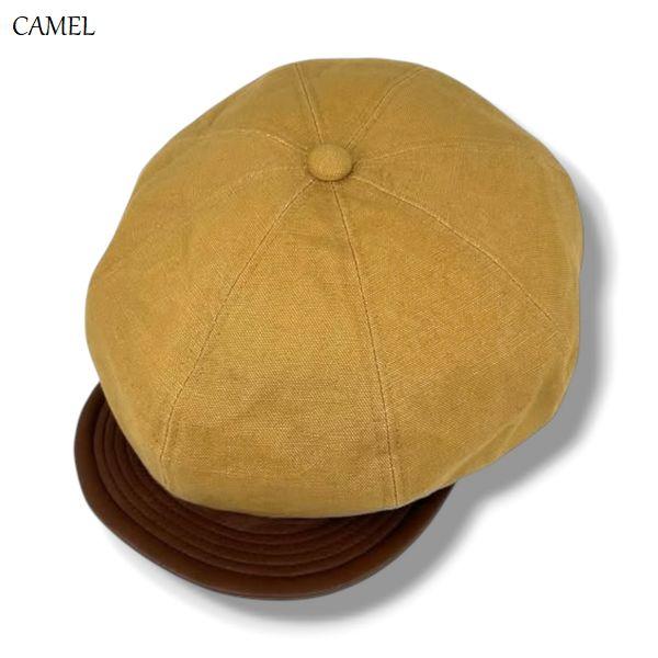 HIGHER/ハイアー VINTAGE DUCK × LEATHER BRIM CASQUETTE/キャスケット HT26051・4color |  | 01