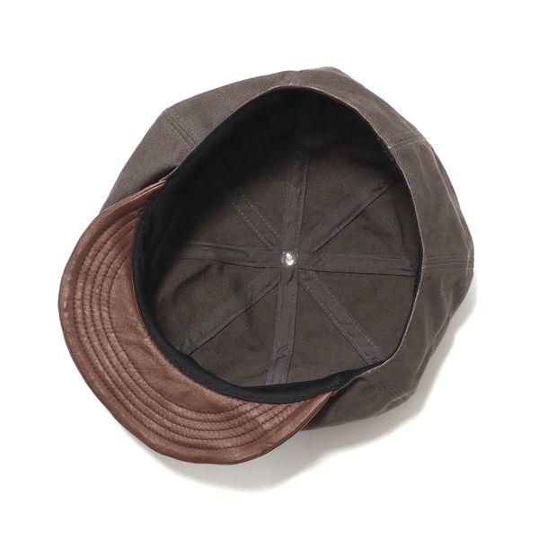 HIGHER/ハイアー VINTAGE DUCK × LEATHER BRIM CASQUETTE/キャスケット HT26051・4color |  | 06
