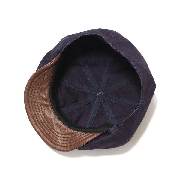 HIGHER/ハイアー VINTAGE DUCK × LEATHER BRIM CASQUETTE/キャスケット HT26051・4color |  | 07