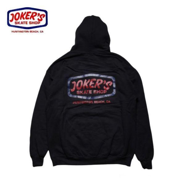 JOKERS SKATE SHOP/ジョーカーズスケートショップ CLASSIC LOGO PULLOVER HOODIE/プルオーバーパーカー・BLACK jokers011