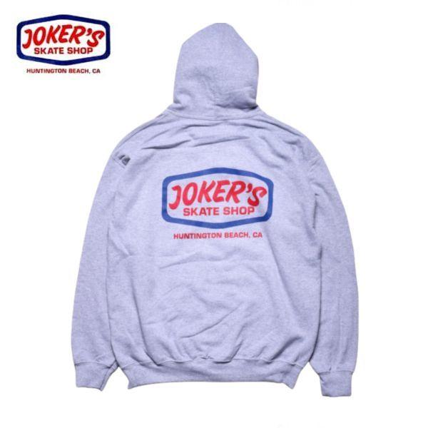 JOKERS SKATE SHOP/ジョーカーズスケートショップ CLASSIC LOGO PULLOVER HOODIE/プルオーバーパーカー・GRAY jokers012FREEWAY