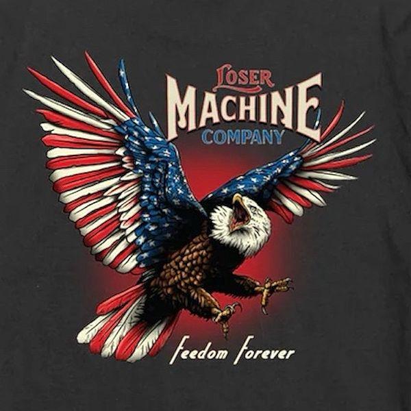 LOSER MACHINE/ルーザーマシーン FREE FLYER STOCK T-SHIRT/Tシャツ・BLACK | LOSER MACHINE | 02