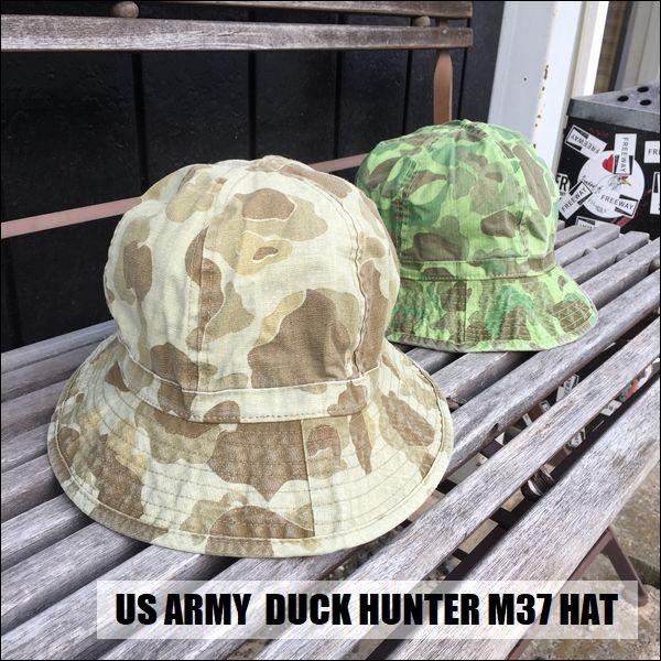 US ARMY DUCK HUNTER M37 HAT/ダックハンターM37ハット・2color｜freeway