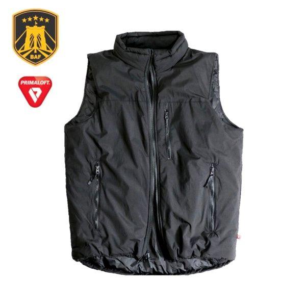 ジャケット・アウター ECWCS LEVEL7 PRIMALOFT VEST BLACK BAF社 ECWCS LEVEL7 PRIMALOFT VEST BLACK (レベル7 エクワックス