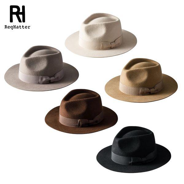 ReqHatter/レックハッター MIDDLE BRIM FLAT HAT/ミドルブリムフラットハット RH-101・5color | 