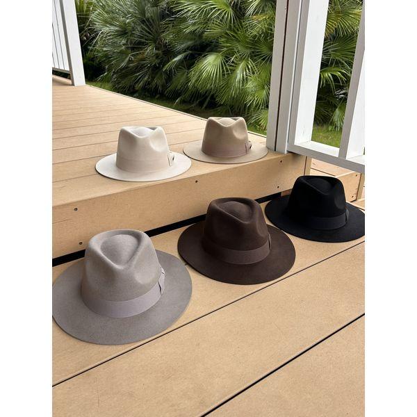 ReqHatter/レックハッター MIDDLE BRIM FLAT HAT/ミドルブリムフラット