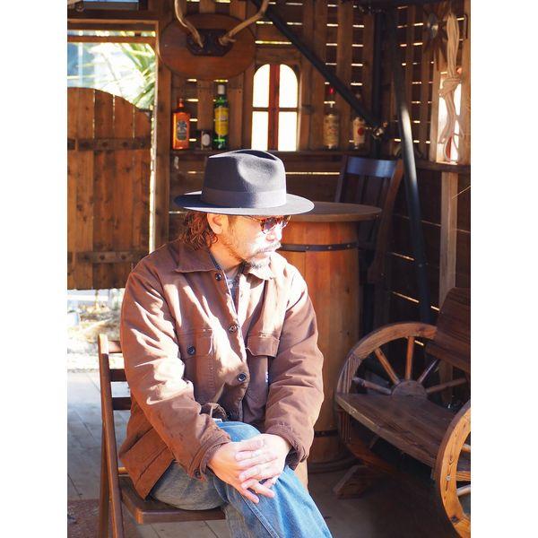 ReqHatter/レックハッター MIDDLE BRIM FLAT HAT/ミドルブリムフラット