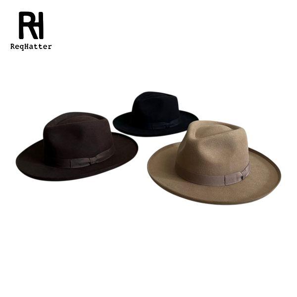 ReqHatter/レックハッター BRIM UP LONG FELT HAT/ブリムアップロングフェルトハット RH-103・3color | 