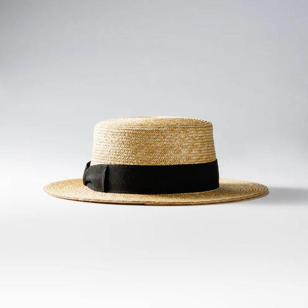 ReqHatter/レックハッター STRAW BOATER HAT/ストローボーターハット(カンカン帽) RH-201・BLACK |  | 02