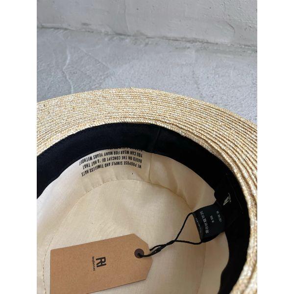 ReqHatter/レックハッター STRAW BOATER HAT/ストローボーターハット(カンカン帽) RH-201・BLACK |  | 04