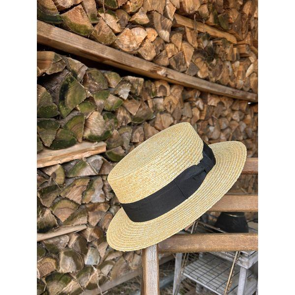 ReqHatter/レックハッター STRAW BOATER HAT/ストローボーターハット(カンカン帽) RH-201・BLACK |  | 06