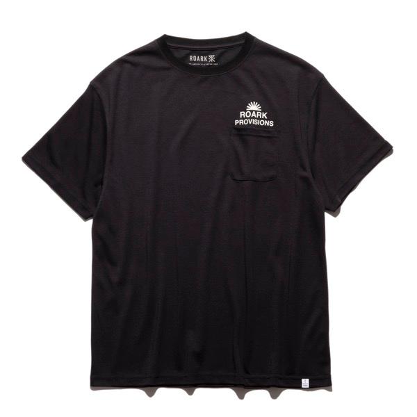 【セール30%OFF】ROARK/ロアーク "PROVISIONS" Dri-Release TEE/Tシャツ【BLACK】RTJDR1102-BLK | ROARK REVIVAL | 01