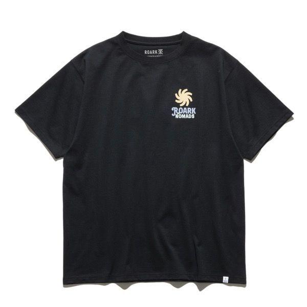 【セール30%OFF】ROARK/ロアーク "RUCKSACK RAMBLERS" FINE TECH DRY TEE/Tシャツ【BLACK】RTJF1101-BLK | ROARK REVIVAL | 01