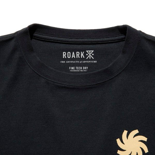 【セール30%OFF】ROARK/ロアーク "RUCKSACK RAMBLERS" FINE TECH DRY TEE/Tシャツ【BLACK】RTJF1101-BLK | ROARK REVIVAL | 02