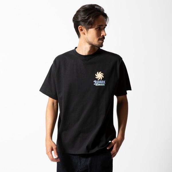 【セール30%OFF】ROARK/ロアーク "RUCKSACK RAMBLERS" FINE TECH DRY TEE/Tシャツ【BLACK】RTJF1101-BLK | ROARK REVIVAL | 07