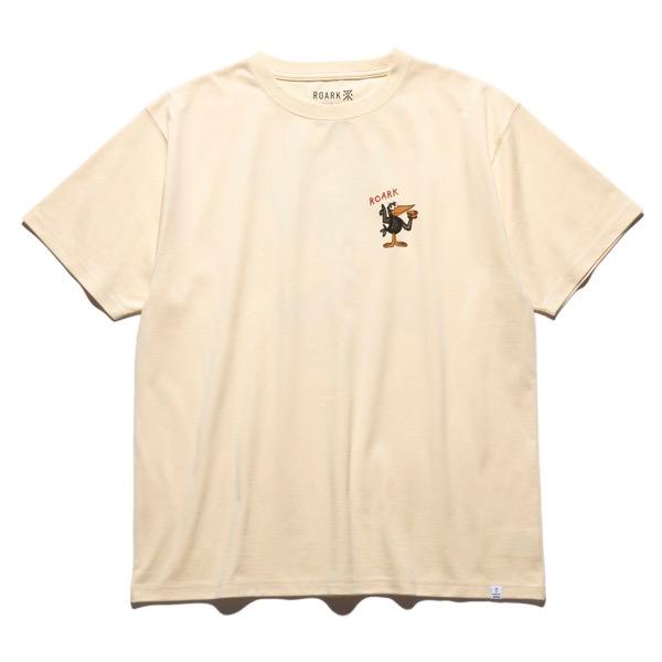 【セール30%OFF】ROARK/ロアーク "SWOOPY BOYS" FINE TECH DRY TEE/Tシャツ【NATURAL】RTJF1102-NAT | ROARK REVIVAL | 01