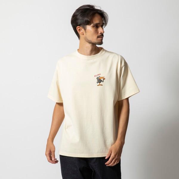【セール30%OFF】ROARK/ロアーク "SWOOPY BOYS" FINE TECH DRY TEE/Tシャツ【NATURAL】RTJF1102-NAT | ROARK REVIVAL | 07
