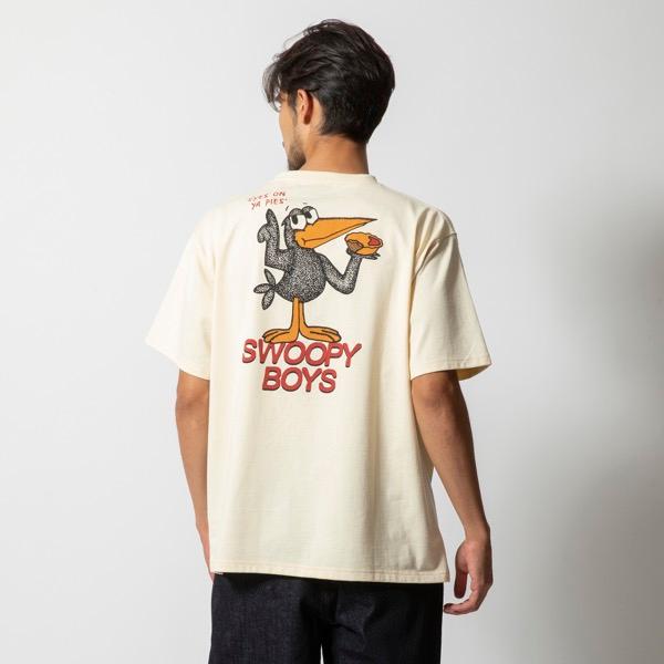 【セール30%OFF】ROARK/ロアーク "SWOOPY BOYS" FINE TECH DRY TEE/Tシャツ【NATURAL】RTJF1102-NAT | ROARK REVIVAL | 09