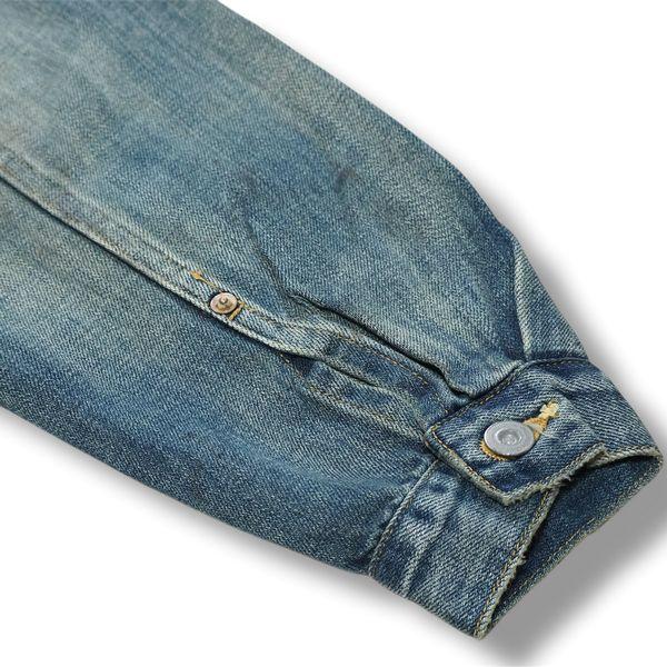 STRASSBURGER&Co./ストラスバーガー 12.5oz SALLY FOX SELVEDGE 1st DENIM JACKET WWII/セルビッチ1stデニムジャケット SB-SF-305PMの画像