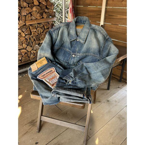 STRASSBURGER&Co./ストラスバーガー 12.5oz SALLY FOX SELVEDGE 1st DENIM JACKET WWII/セルビッチ1stデニムジャケット SB-SF-305PMの画像