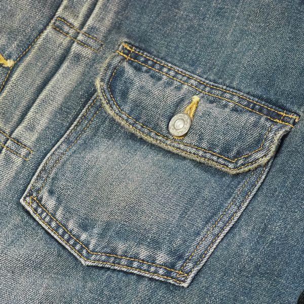 STRASSBURGER&Co./ストラスバーガー 12.5oz SALLY FOX SELVEDGE 1st DENIM JACKET WWII/セルビッチ1stデニムジャケット SB-SF-305PMの画像