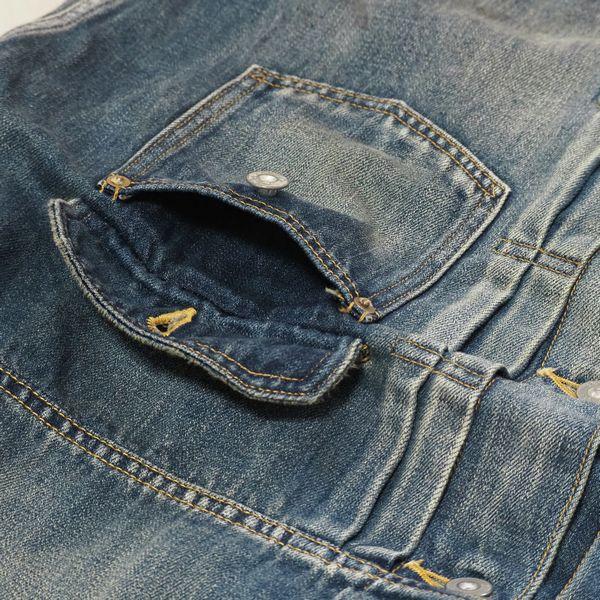 STRASSBURGER&Co./ストラスバーガー 12.5oz SALLY FOX SELVEDGE 1st DENIM JACKET WWII/セルビッチ1stデニムジャケット SB-SF-305PMの画像