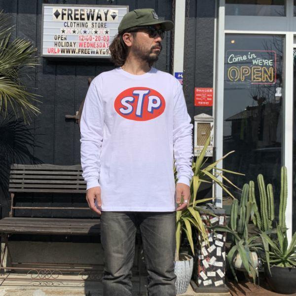 【セール30%OFF】STP/エスティーピー US MADE RETRO LOGO LS TEE/ロングスリーブTシャツ・WHITE |  | 05