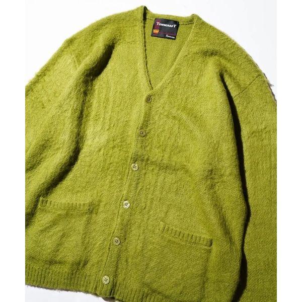 TOWNCRAFT（タウンクラフト） SOLID SHAGGY CARDIGAN/シャギー