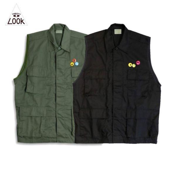 【半額セール50%OFF】THRIFTY LOOK/BDU VEST/BDUベスト・2color | 