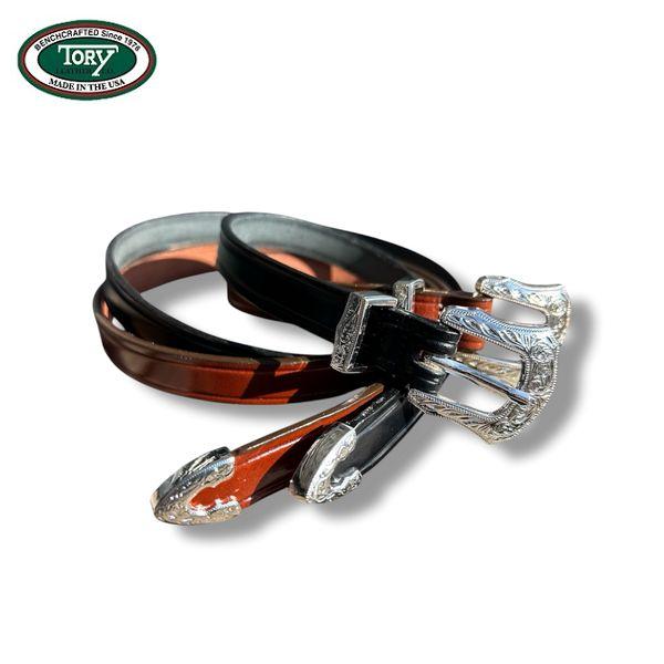 TORY LEATHER / 3/4 Inch Western Belt ウエスタンベルト・2color | 