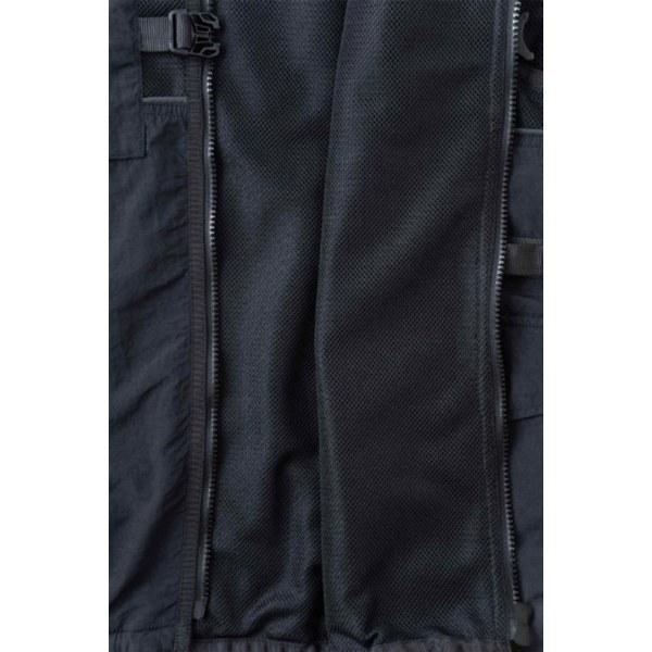 UNCROWD/アンクラウド MESH VEST/メッシュベスト 2302・BLACK 5cm MESH