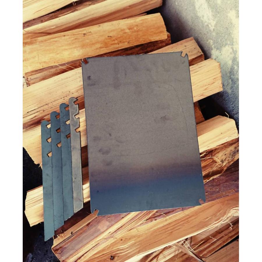 極厚鉄板  イワタニ 炉端サイズ ブッシュクラフト 山キャンプ バーベキュー(44) |  | 01