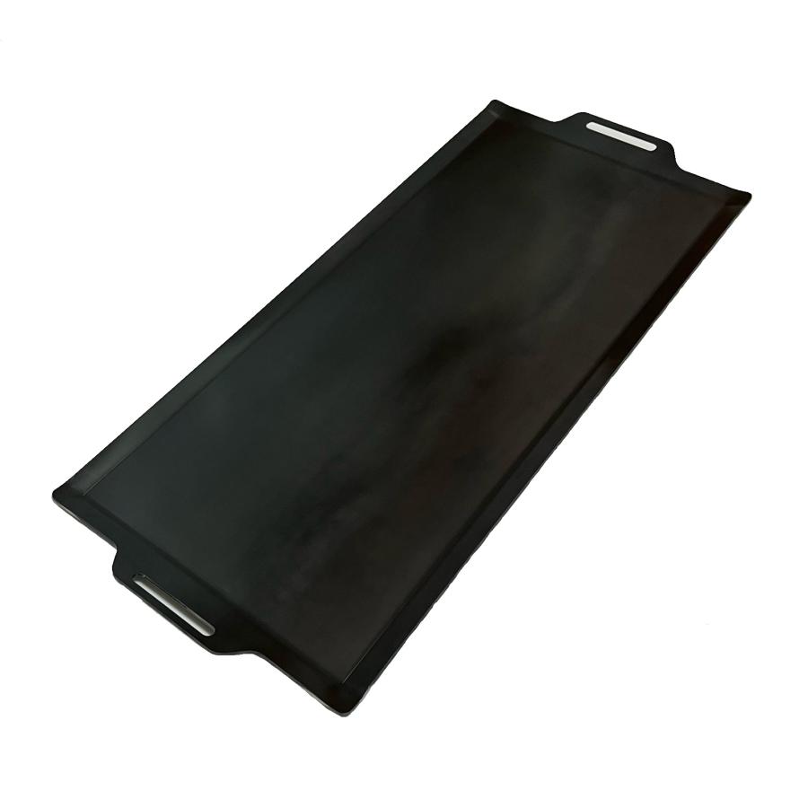 315mm×750mm 板厚3.2mm コールマン クールスパイダープロL 対応鉄板 フチ有りフラット バーベキュー鉄板 極厚鉄板 |  | 01