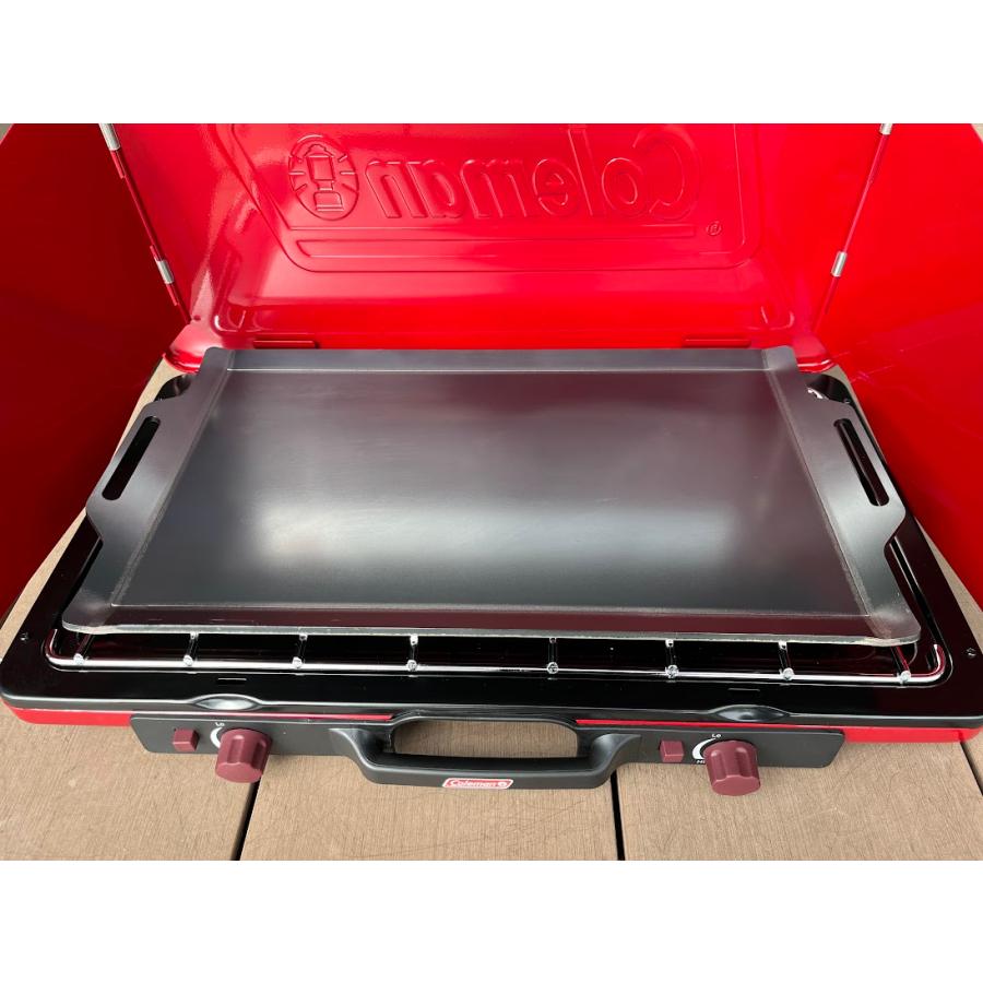 コールマン パワーハウス LP ツーバーナーストーブ2 対応 グリルプレート 板厚4.5mm (260) |  | 02