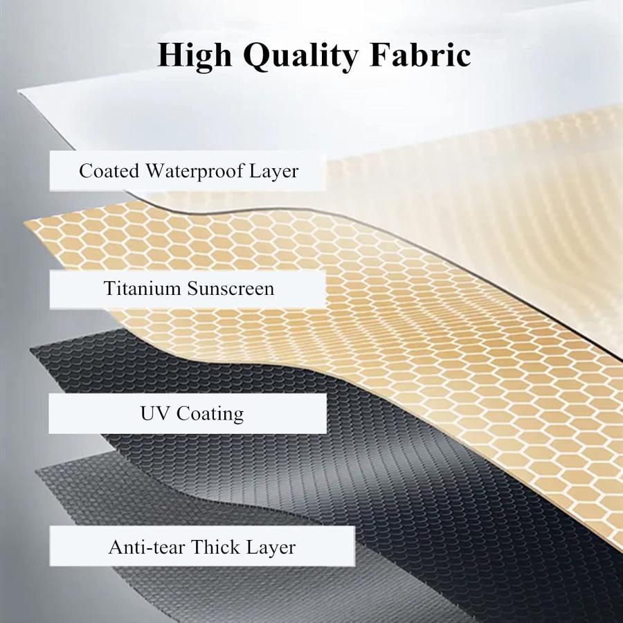 正規品 日よけシェード オーニングテント テラス屋根，屋外手動格納式サンシェード、壁掛け式窓ドアシェルターパーゴラ、防水＆耐紫外線＆耐熱、商業/家庭用庭の日除け 【GMS6522626402】(22957円)