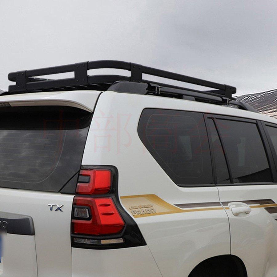 新型 ルーフキャリア ルーフマウントカーゴラック アルミ製 ルーフラック カーゴラック ルーフバスケット 汎用 業務用 荷物固定 ストア アルミ製 ブラック S M ルーフボックス、キャリア