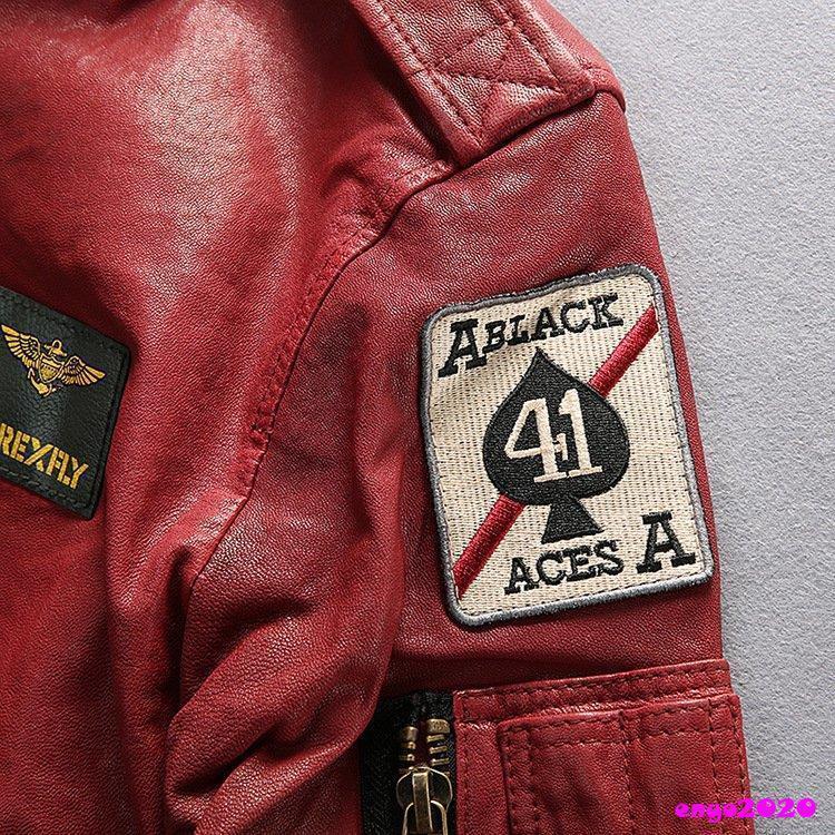 本革バイクジャケット 本革ジャケット 羊革 ライダースジャケット バイク用 革ジャケット　革ジャン レザージャケット メンズ バイクウェア ジャケット QG1438869542(14212円)