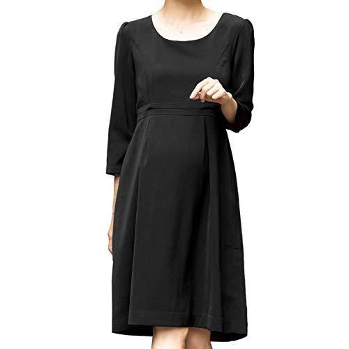 コンビニ受取対応商品 Sweet Mommy マタニティ 授乳服 ワンピース フォーマル ひざ丈 L ブラック 初回限定 Www Cepici Ci