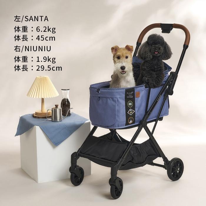 compet 自動収納 FikaGO FREE TO 2 ペットカート耐荷重20kg 自動