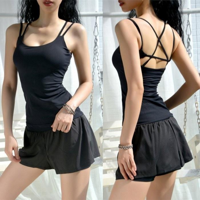 キャミソール ヨガ スポーツウェア クロス 美背中 トップス セクシー