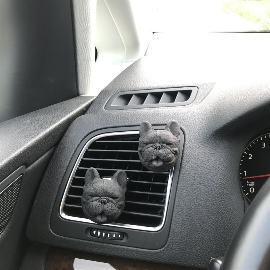 フレンチブルドッグ 雑貨 動物 グッズ アロマストーン 素焼き