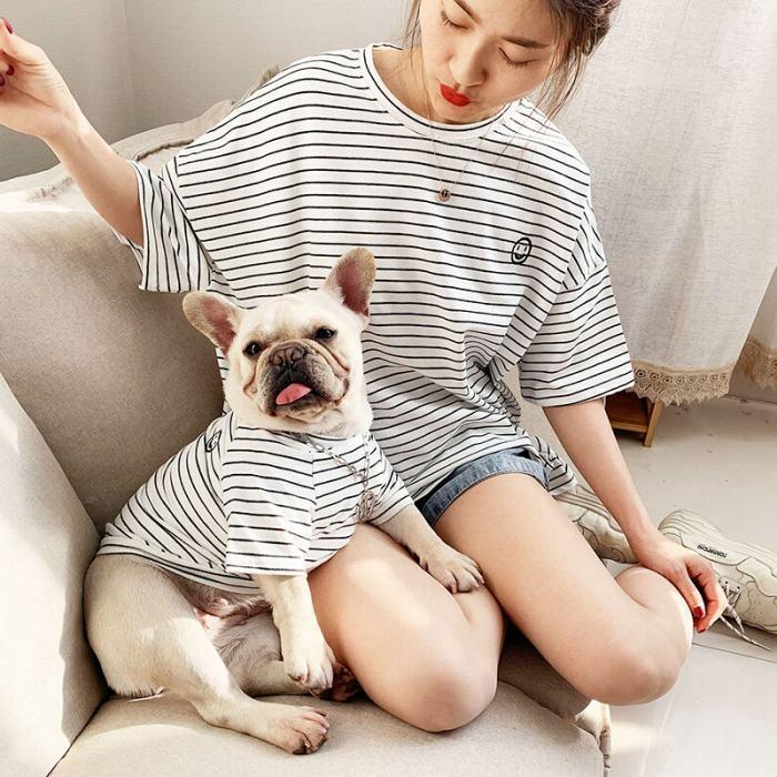 愛犬とのお揃い服 半袖Tシャツ ペアルック オーナー 飼い主様用 犬と