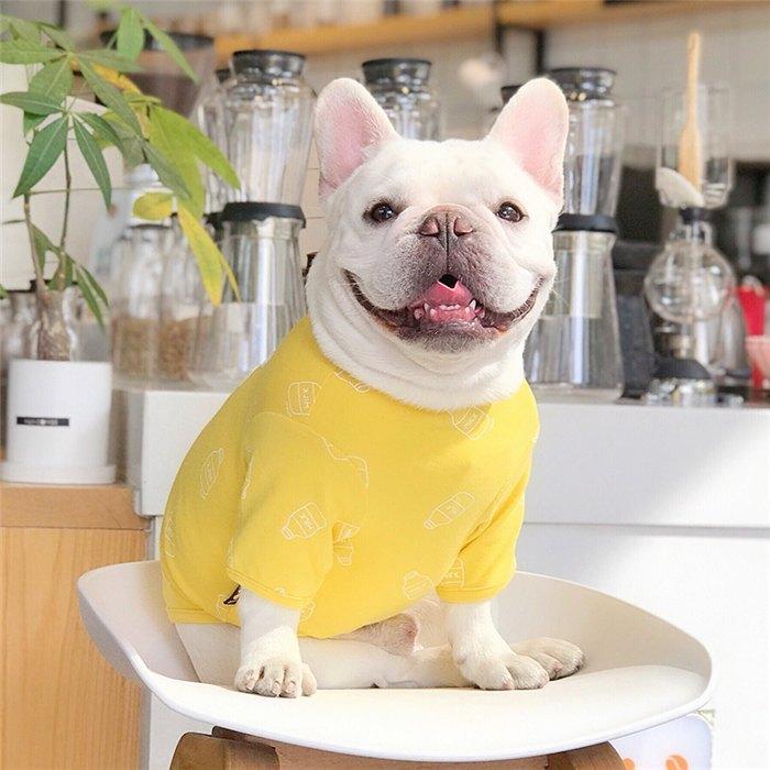 売り尽くし 犬 服 フレンチブルドッグ フレブル 中型犬 牛乳瓶 半袖T