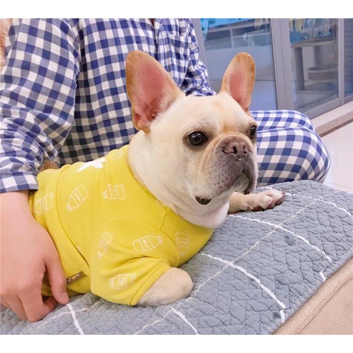 売り尽くし 犬 服 フレンチブルドッグ フレブル 中型犬 牛乳瓶 半袖T