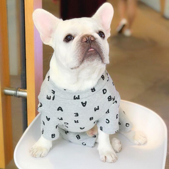 犬 服 フレンチブルドッグ オールインワン ロンパース パジャマ つなぎ