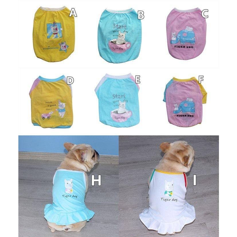 犬 春 夏服 中型犬 フレンチブルドッグ フレブル タンクトップ